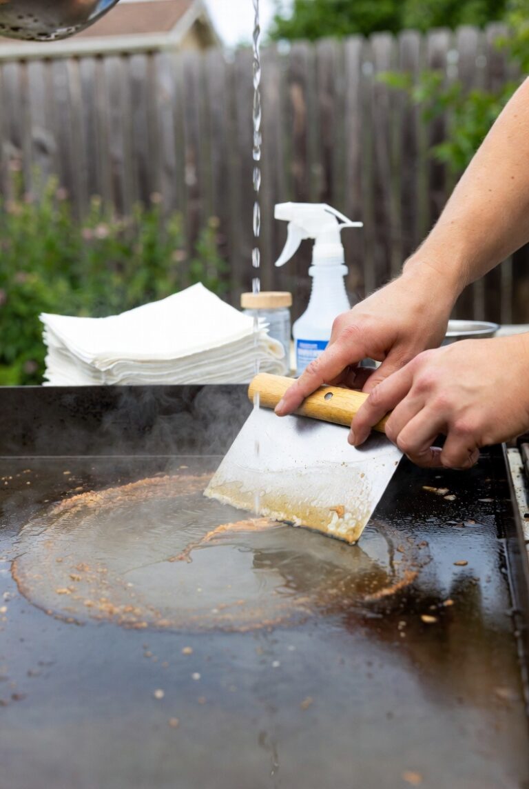 How to Clean Blackstone Griddle After Cooking (Easy Guide)