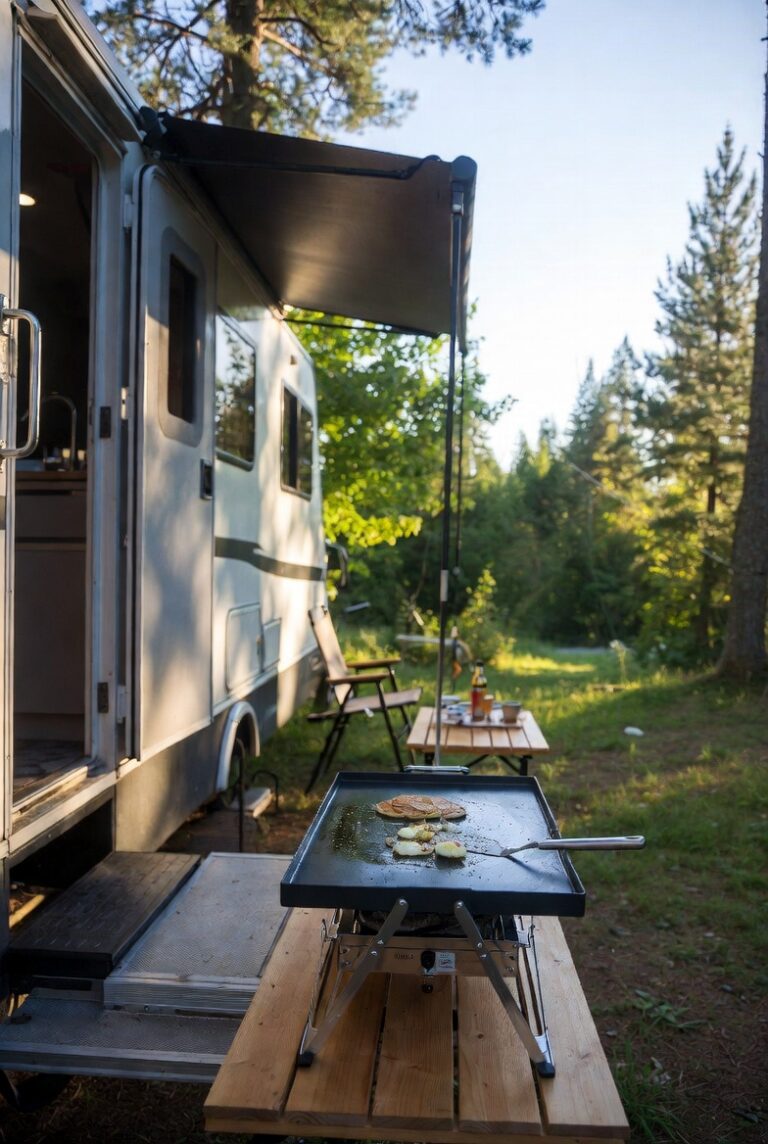 Blackstone Griddle for RV Camping: Setup & Cooking Guide
